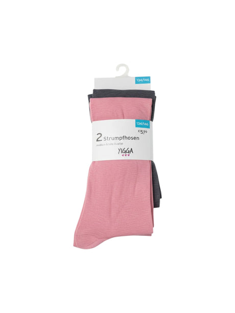 Image for Kids Girl's Printed Tights 2Pieces,Pink/Grey