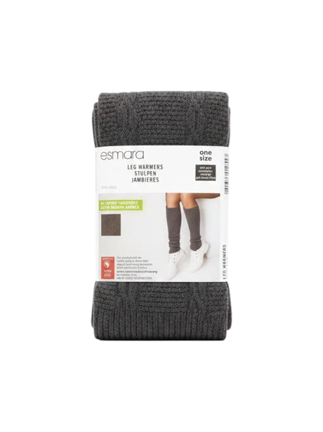 Image for Women's Knitted Leg Warmers,Grey