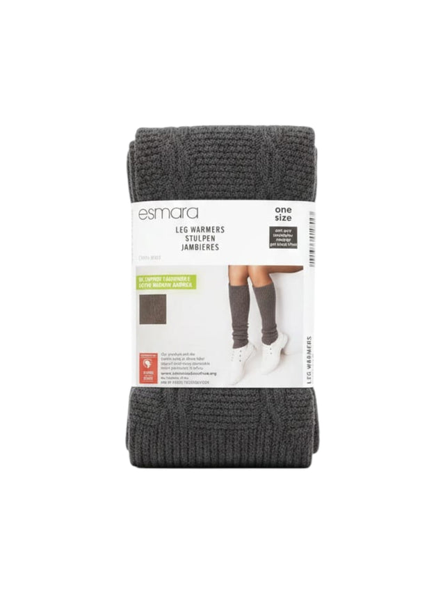Image for Women's Knitted Leg Warmers,Grey