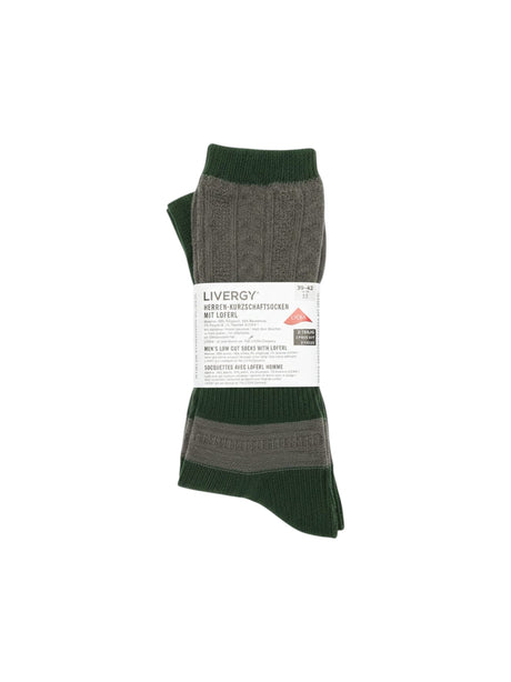 Image for Men's Knitted Leg Warmers & Socks,Grey/Green