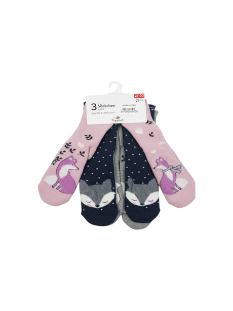 Image for Kids Girl�s Knitted Socks Set 3Pieces,Multi