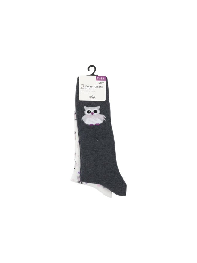 Image for Kids Girl�s Knitted Socks Set 2Pieces,White/Navy