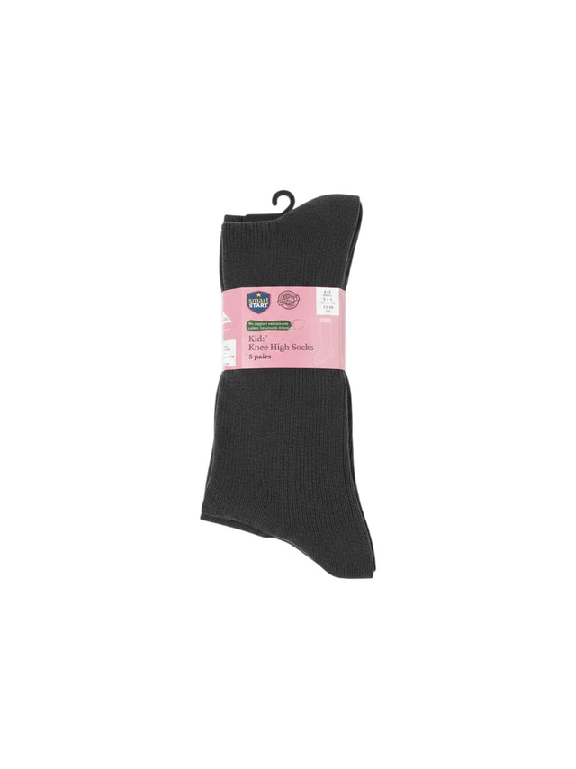 Image for Kids Girl�s Knitted Socks Set 5Pieces,Dark Grey