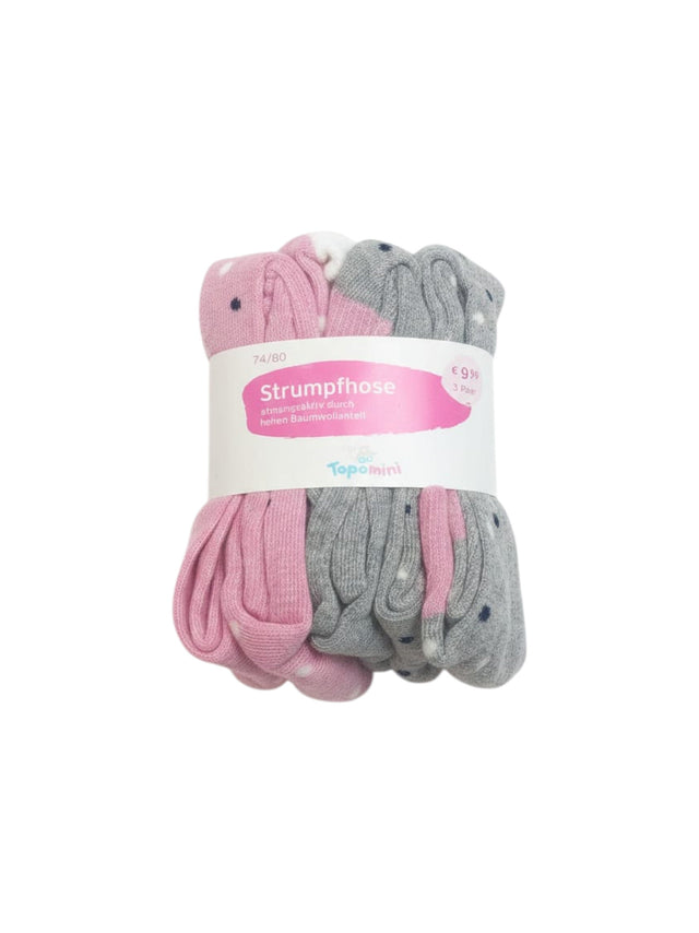 Image for Kids Girl�s Knitted Tights Set 3Pieces,Grey/Pink