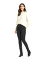 Image for Women's Plain Solid Jeans,Black