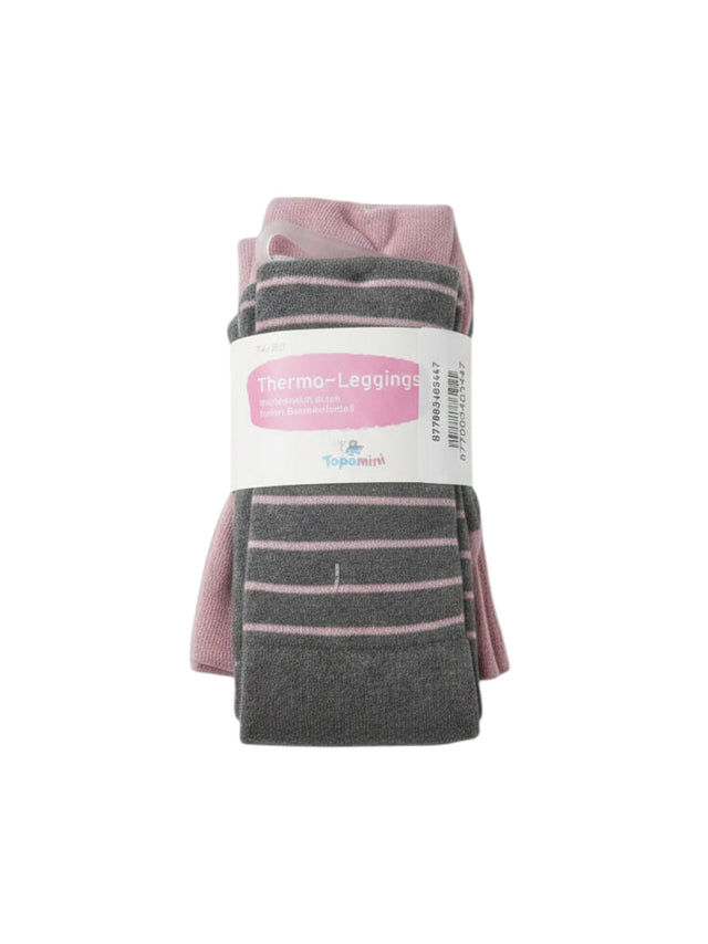 Image for Kids Girl's Knitted Tights,Pink/Grey