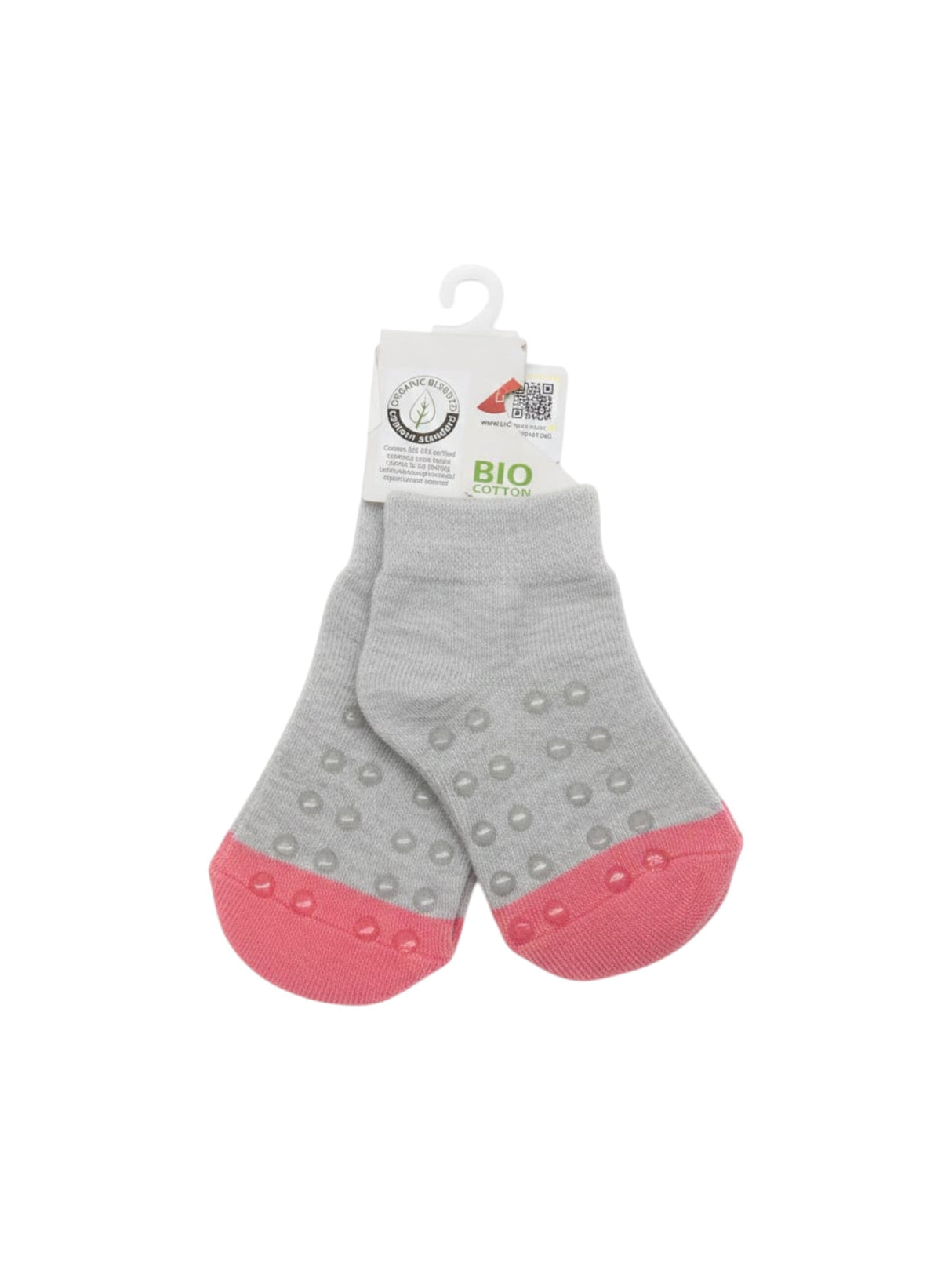 Image for Kids Girl�s Knitted Socks,Grey/Pink