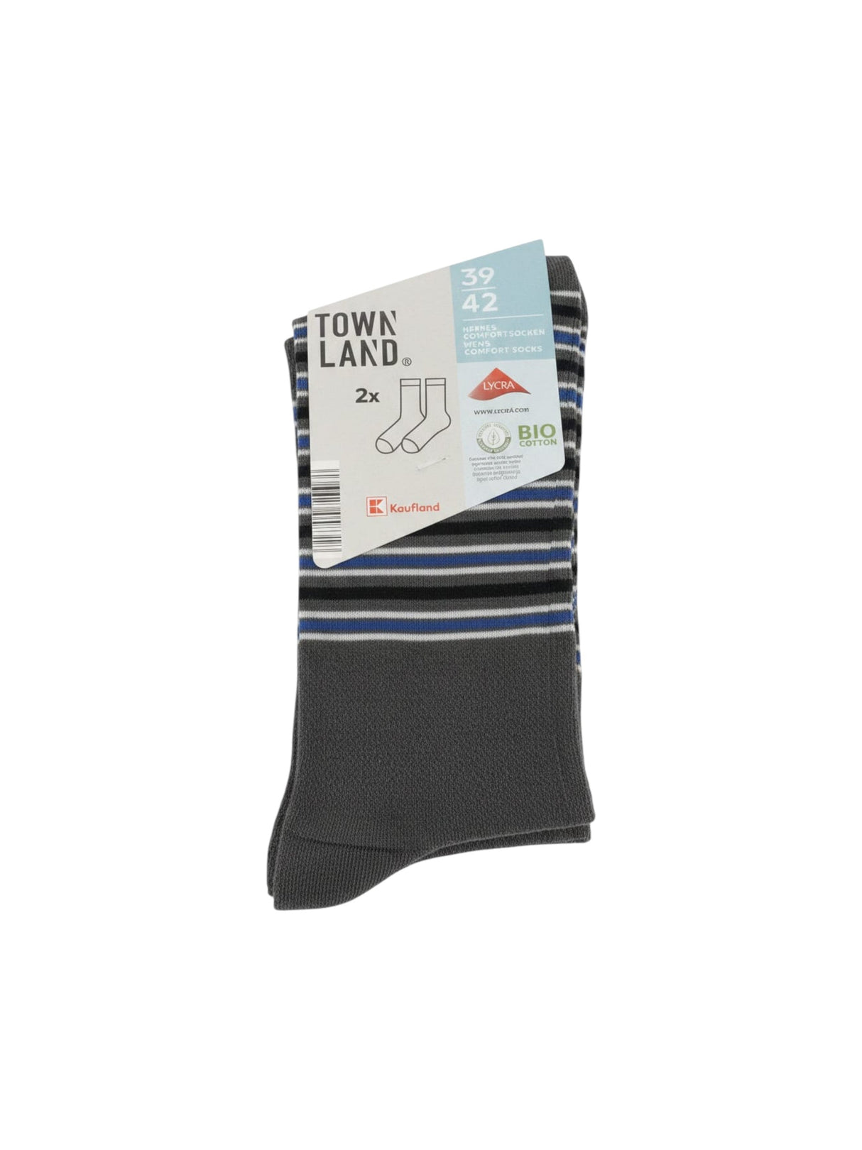 Image for Men�s Stripped Socks,Grey