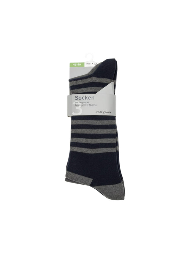 Image for Men�s Knitted Socks Set 2Pieces,Grey/Navy