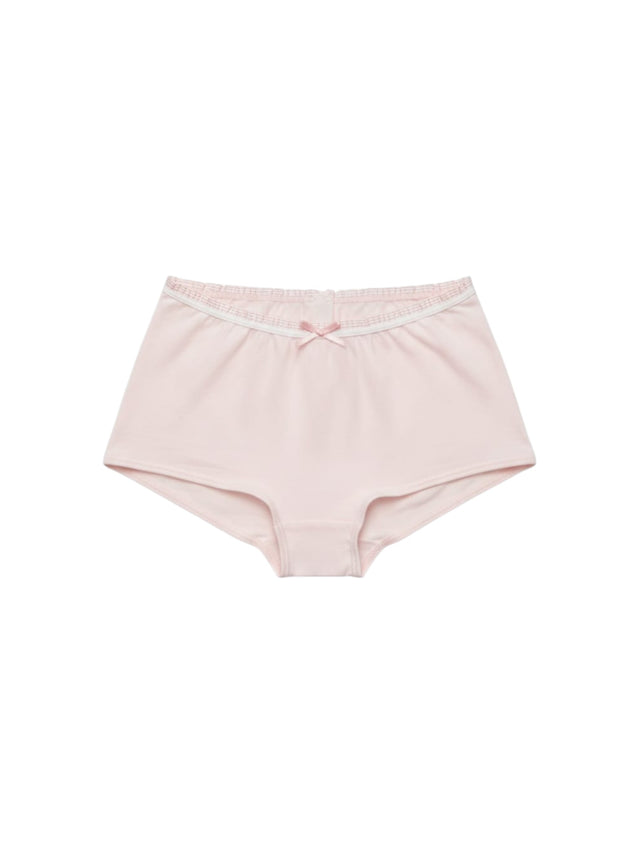 Image for Kids Girl's Plain Solid Boxer,Light Pink