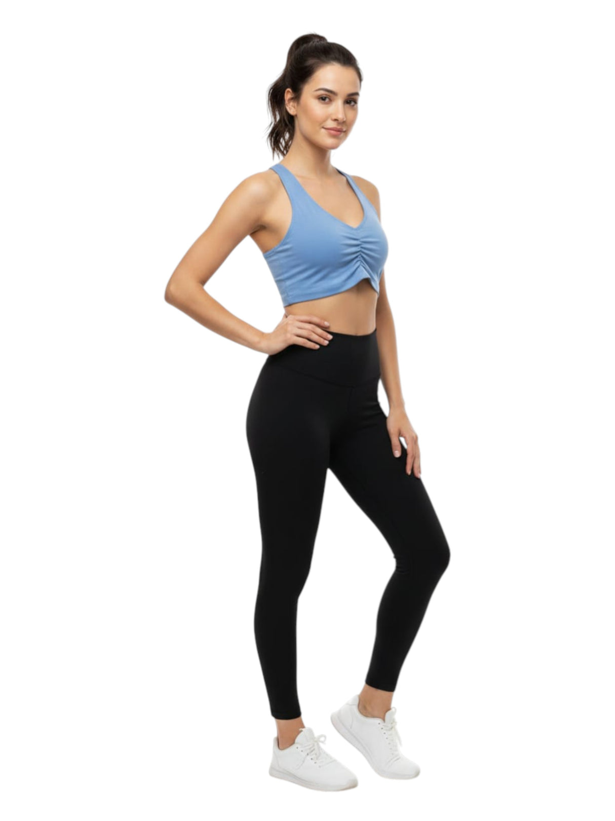 Image for Women's Plain Solid Bra,Light Blue