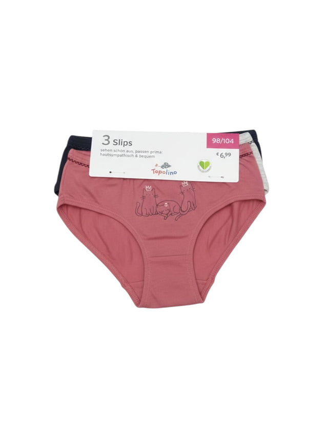 Image for Kids Girl's Printed Thongs Set3 Pieces,Multi