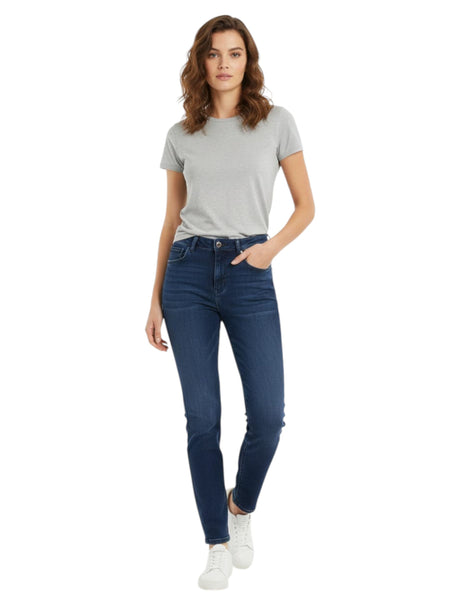 Image for Women's Washed Jeans,Blue