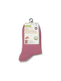 Image for Women's Plain Solid Socks Set 2Pieces,Pink/Grey