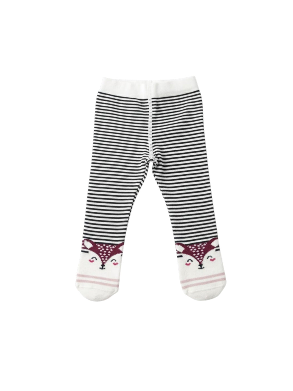 Image for Kids Girl's Striped Tights,Navy