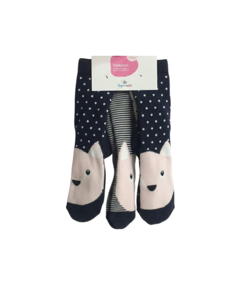 Image for Kids Girl's Printed Socks Set 3Pieces,Multi