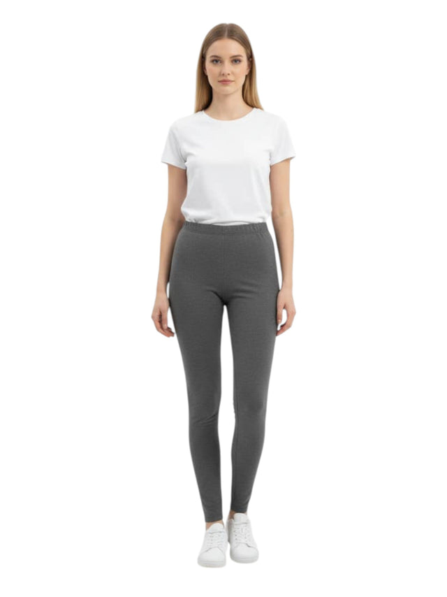Image for Women's Plain Solid Pant,Grey