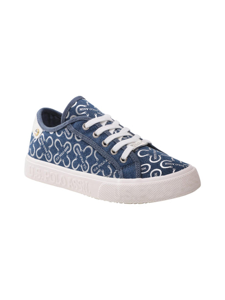 Image for Women's Brand Logo Patched Shoes,Navy