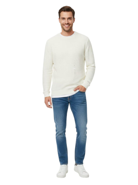 Image for Men's Knitted Sweaters,Off White