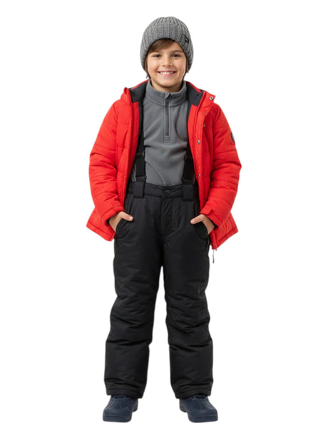 Image for Kids Boy's Plain Solid Ski Pant,Black