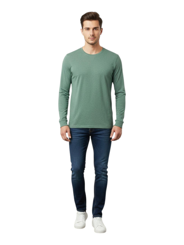 Image for Men's Plain Solid Top,Mint