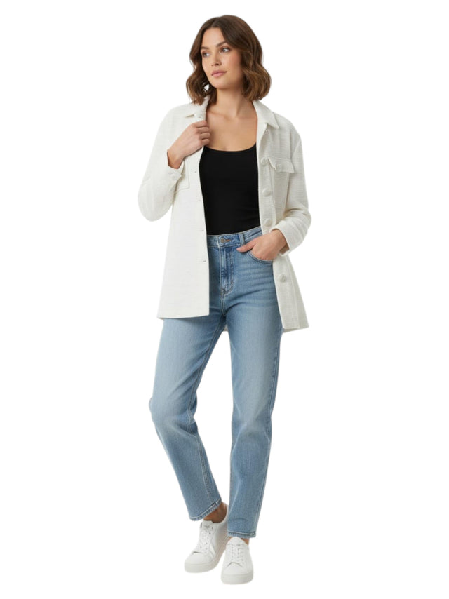 Image for Women's Knitted Jacket,Light Beige