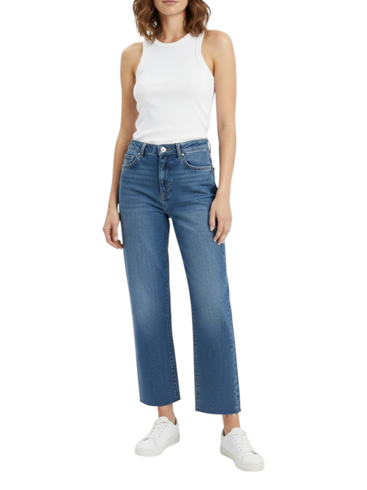 Image for Women's Plain Solid Jeans,Light Blue