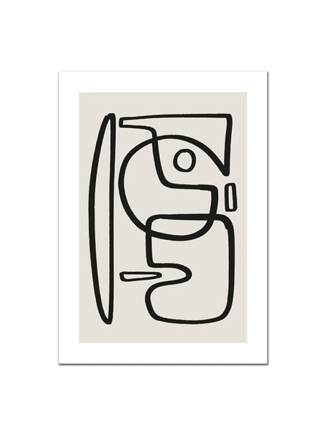 Image for Abstract Line Draw Poster