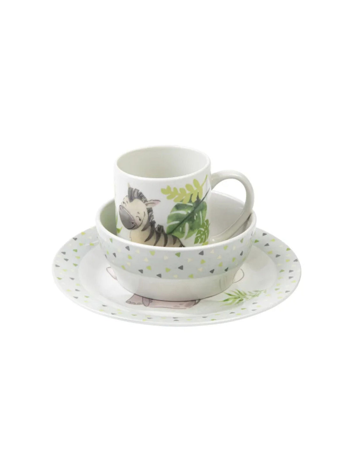 Image for Children'S Tableware (Elephant/Zebra)