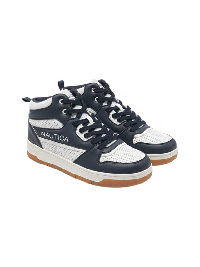 Image for Men's  Colorblocked High Shoes,Navy/White