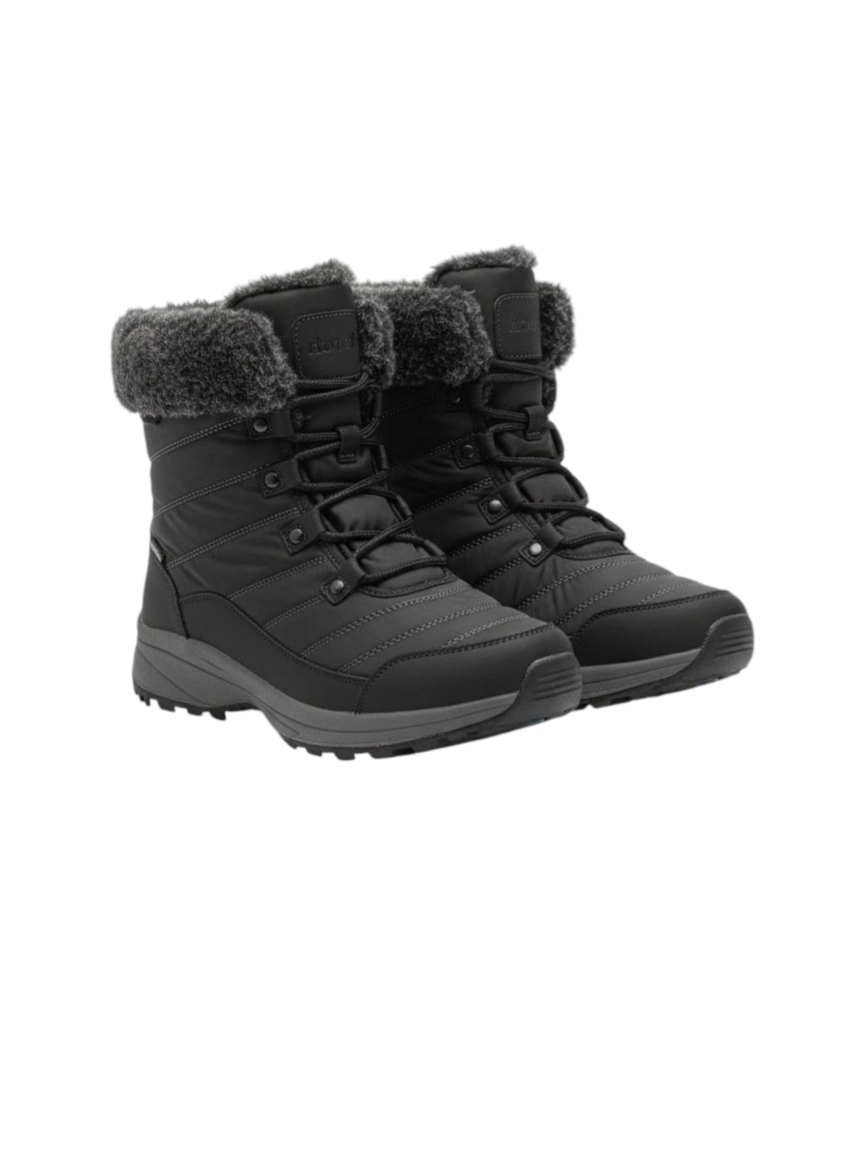 Image for  Women's Lined Ankle Boots,Black/Grey