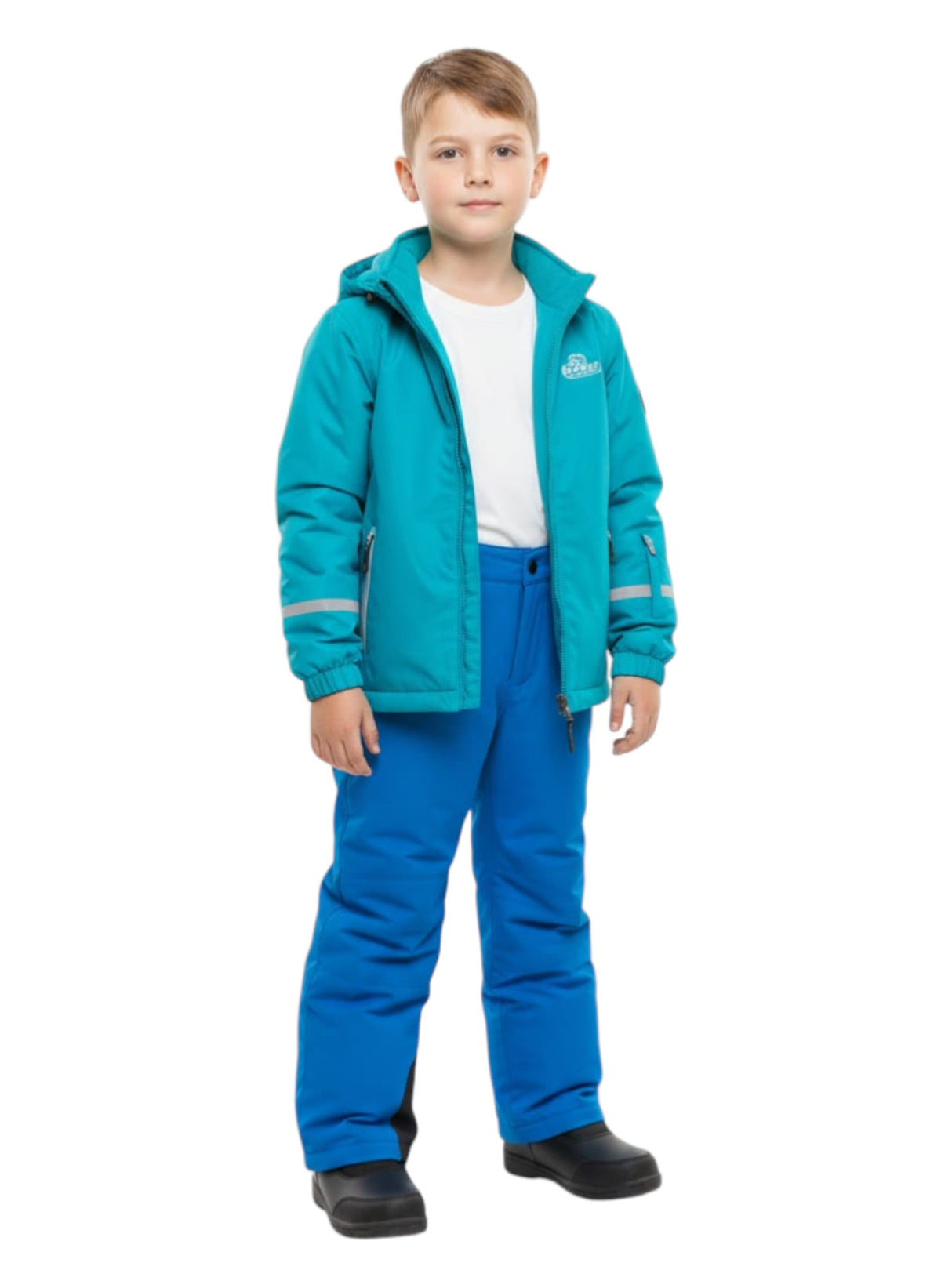 Image for Kids Boy's Plain Solid Jacket,Blue