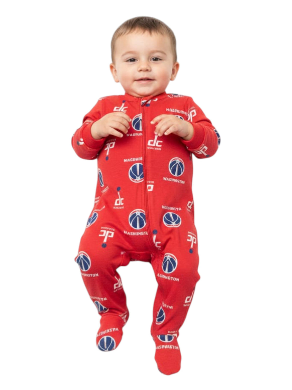 Image for Kids Boy's Printed Jumpsuit,Red