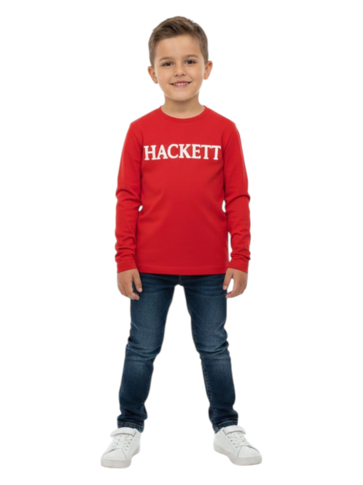 Image for Kids Boy's Brand Logo Printed Top,Red