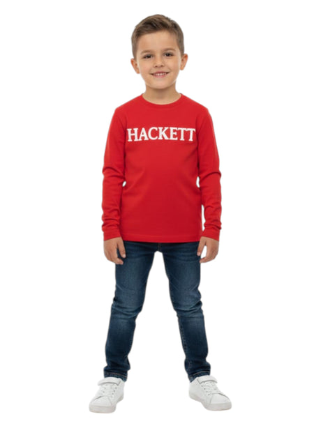 Image for Kids Boy's Brand Logo Printed Top,Red
