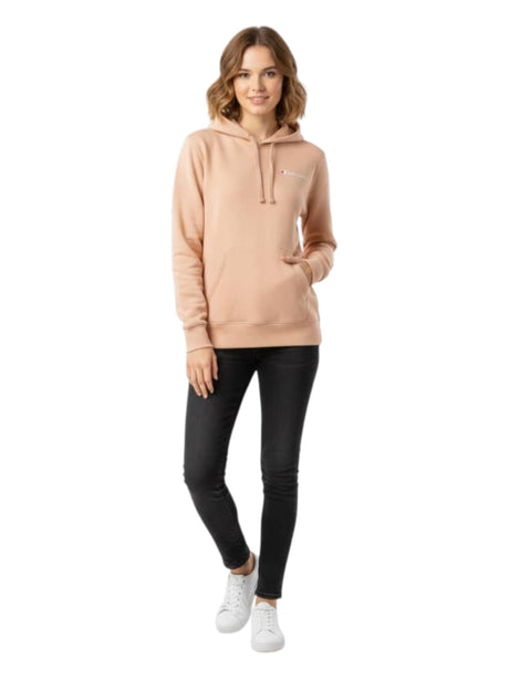 Image for Women's Plain Solid Hoodie,Beige