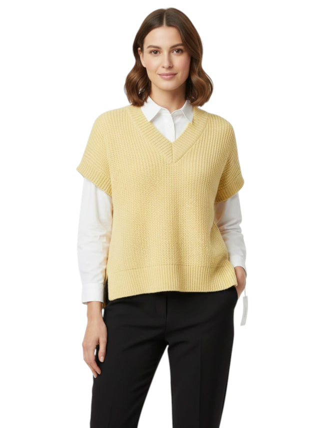 Image for Women's Knitted Top,Yellow