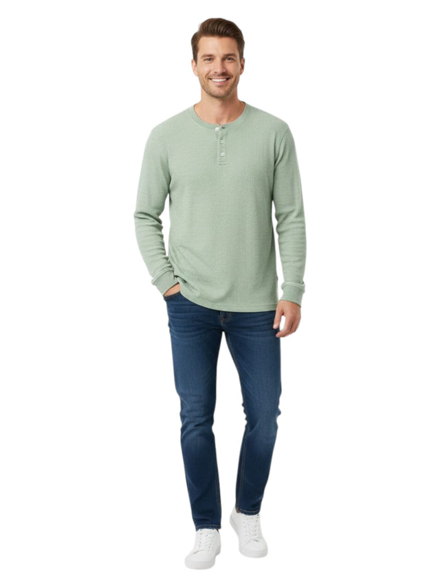 Image for Men's Plain Solid Sweaters,Mint