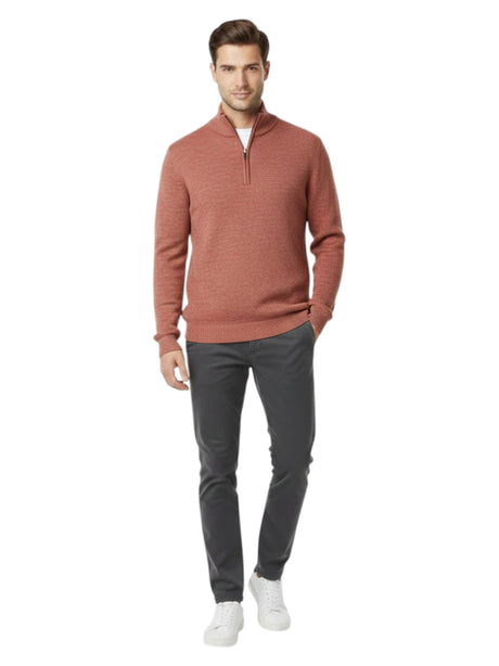 Image for Men's Knitted Sweaters,Red/White