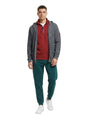Image for Men's Knitted Cardigan,Black/Grey