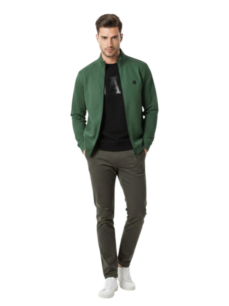 Image for Men's Plain Solid Sweaters,Green