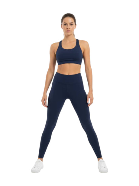 Image for Women's Plain Solid Legging,Navy