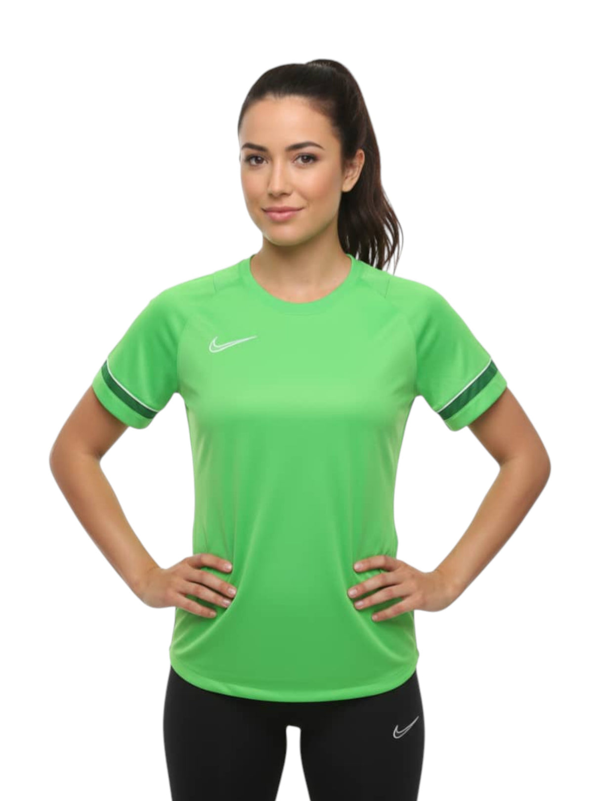 Image for Women's Plain Solid Sport Top,Green