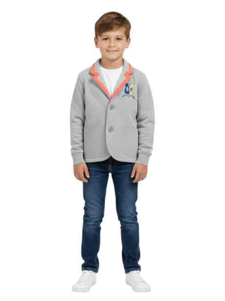 Image for Kids Boy's Plain Jacket,Grey