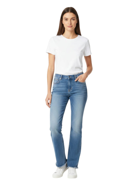 Image for Women's Washed Jeans,Light Blue