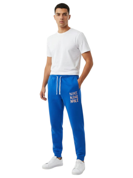 Image for Men's Brand Logo Printed Pant,Blue
