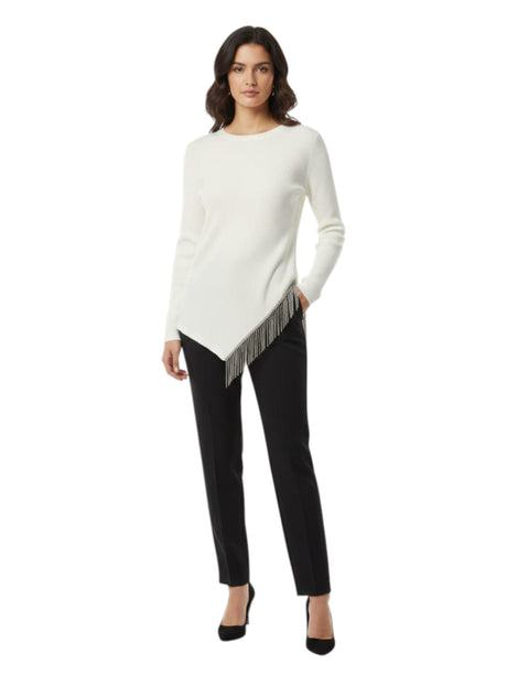 Image for Women's Ribbed Top,Off White