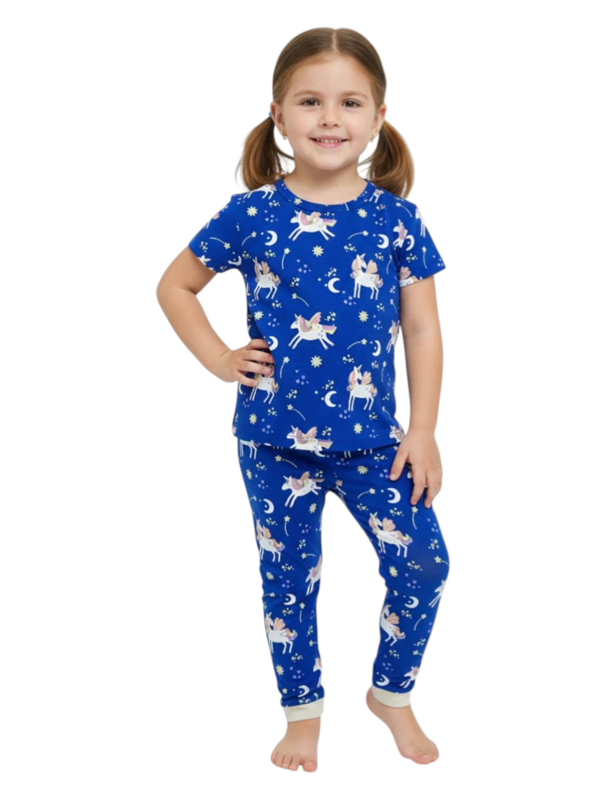 Image for Kids Girl's Printed Sleepwear Pant,Navy