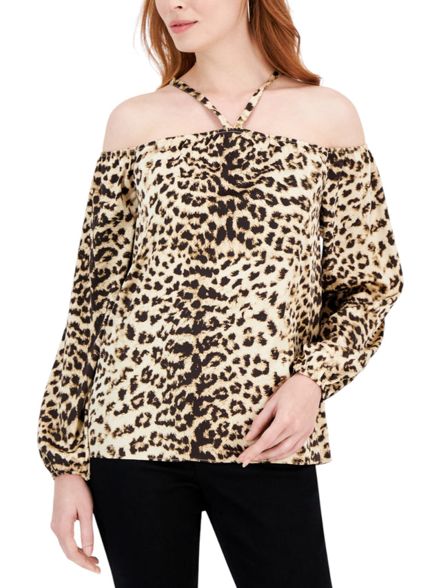 Image for Women's Animal Printed Top,Tiger