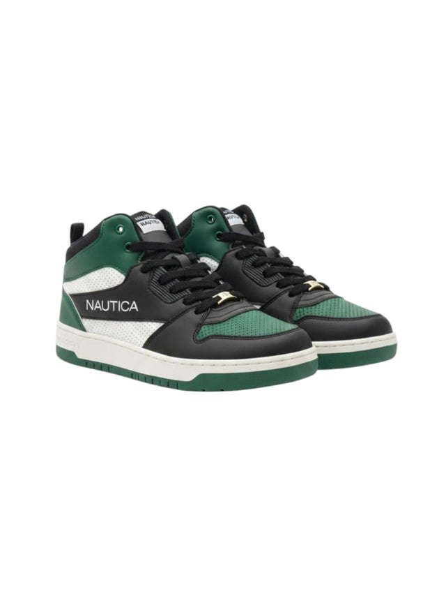 Image for Men's Colorblocked High Shoes,Black/Green